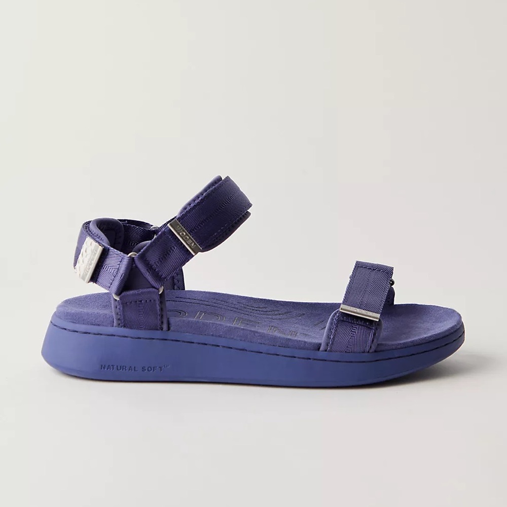 Woden Purple Blueberry Line Sandals